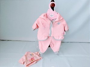 Conjunto roupa rosa para bonecas Baby born da Zapf creation Alemanha