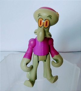 Imaginext, boneco Lula Molusco do Bob Esponja, e usado 7,5 cm