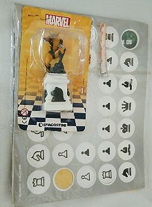 Figura Wolverine coleção Batalha do xadrez marvel de Agostini 7 cm com revista