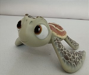 Miniatura tartaruga marinha Crush filhote na Moana Disney, adulto , pai de Squirt  no Procurando Nemo, sem marca, 10 cm