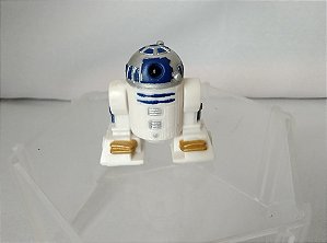 Miniatura robô R2D2 Star Wars LFL galactic heroes Hasbro 2001, 4 cm