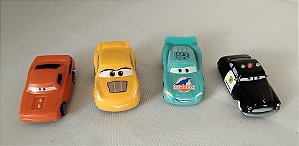 Carrinhos plásticos coleção carros Disney, 7-8 cm