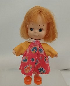 doll Vivinha  loira da Estrela anos 70, roupa /sapatos customizada, 9.cm