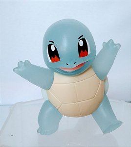 Pokémon Squirtle Translúcido, figura de batalha, Jazwares, 7 cm, usado