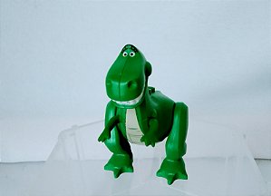 Mini figure dinossauro T-rex do Toy Story parte do Lego 10769, usado