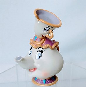 Miniatura Disney de 2007, Madame Samovar e Chip de A Bela e a Fera,  7 cm