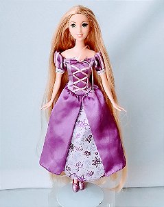 Boneca Rapunzel do Enrolados Disney, 28 cm, usada