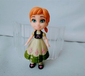 Mini boneca articulada princesa Anna toddler de Frozen Disney 8,5 cm