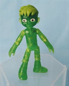 Boneco articulado Ben 20 ,Glitch Green , playmates 2006, 10,5 cm