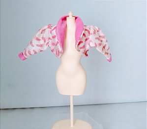 Bolero da boneca Xuxa, Xuxinha 30 cm da Mimo, primeira coleção, anos 80