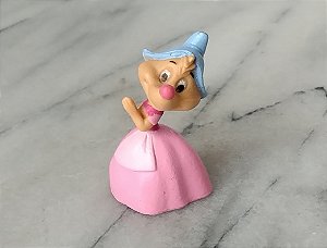 Miniatura Disney ratinha Mary da Cinderela, 3,5 cm,