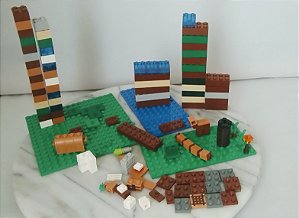 Lego lote de 130 pecas avulsas