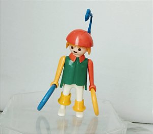 Playmobil Trol, boneco do circo com argolas, usado