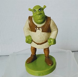 Mini boneco estatico carimbo por baixo Shrek DreamWorks 9 cm de altura carimbo diâmetro 4 cm