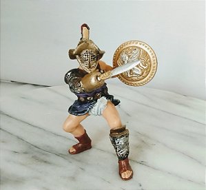 Figura de vinil estática Papo 2000 de Gladiador Romano  , 10 cm, usada