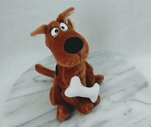 Pelúcia de 18 cm do Scooby Doo Hanna Barbera, usada