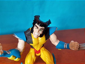 Figura de ação articulada em 4 pontos do Wolverine do X-Men Marvel da Toy Biz 1986 - 10cm de altura