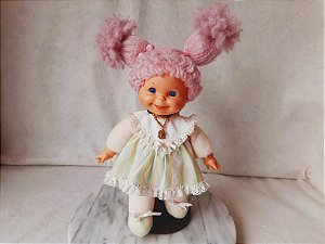 Anos 80 boneca feijãozinho cabelo rosa da Estrelaa