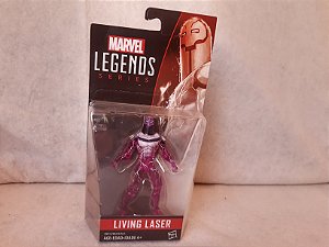 Marvel legends living laser articulado 10cm novo lacrado
