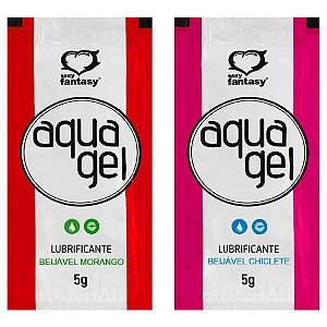 Lubrificante Sache Sabores Aquagel - 5g