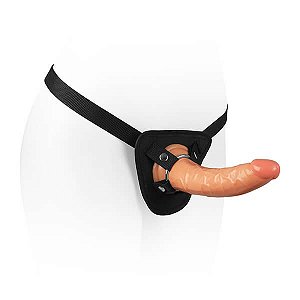 CINTA + PRÓTESE STRAP ON - BEGE (LS233)