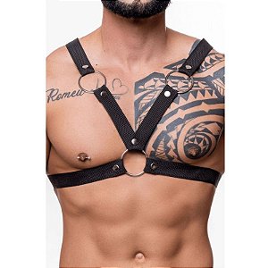 HARNESS X NYLON PRETO (HE018C)