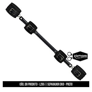 Separador Duo Preto (l265)