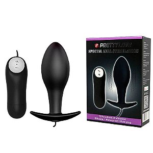 Plug Anal com Vibro Redondo - Stimulation - Pretty Love (6506)