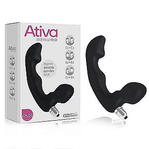 Vibrador Ativa - Strap-On sem cinta (Eva121)