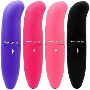 VIBRADOR LISO COM CURVATURA PONTO G (5343)