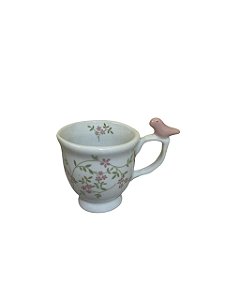 Xicara Passarinho Rosa