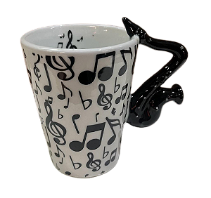 Caneca Musica alça de Saxofone