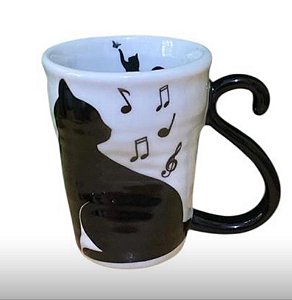 Copo Amassado Estampa Gato alça rabo