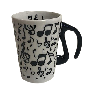 Caneca Alça Nota Musical