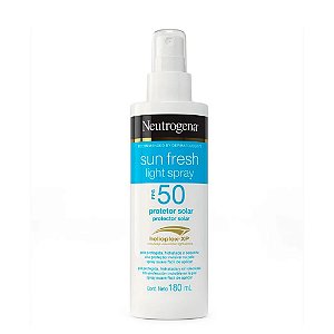 Neutrogena Protetor Solar Sun Fresh Light Spray Fps 50 180ml
