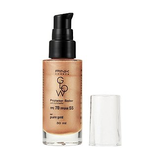 Pinkcheeks Glow Primer Multifuncional FPS 70 / FPUVA 55 Pure Gold 30ml VAL 07/2023