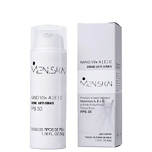 Men.Skin Nano V3+ Creme Anti-Sinais FPS30 50g