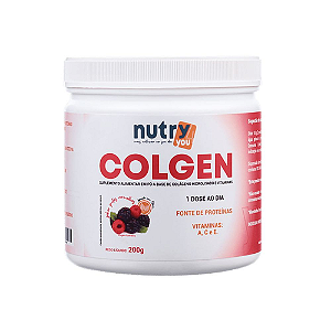 Nutry4You Colágeno Colgen Frutas Vermelhas 200g