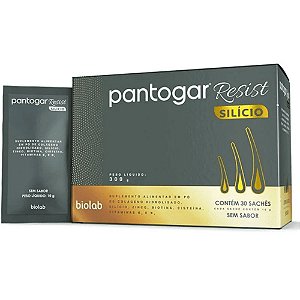 Biolab Pantogar Resist Silício sem Sabor 30 Sachês