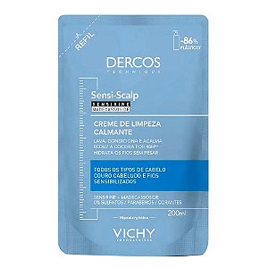 Vichy Dercos Sensi-Scalp Refil Creme de Limpeza Calmante 200ml