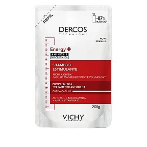 Vichy Dercos Energy+ Refil Shampoo Estimulante 200g