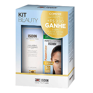 Isdin Kit Beauty Hyaluronic Concentrate 30ml + Fusion Water 30ml