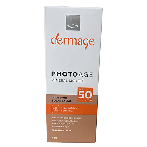 Dermage Photoage Mineral Mousse FPS 50 Médio 45g
