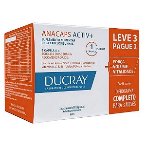 Ducray Kit Anacaps Activ+ 90cps