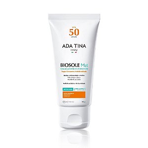 Ada Tina Biosole Mat Intense Protetor Solar Antioleosidade FPS50 40ml