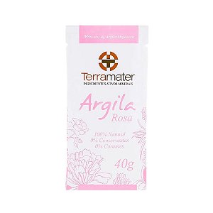 Terramater Argila Rosa Orgânica 40g