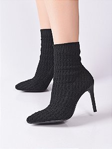 Bota tecido sale meia