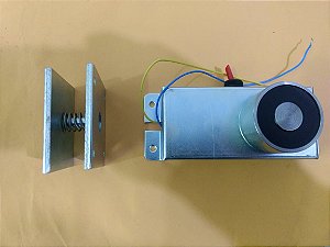 Eletroímã Para Porta Corta Fogo 220vca Com Botão Liga/desliga