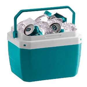 Caixa Térmica Cooler Portátil 17 Litros Verde Paramount