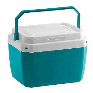 Caixa Térmica Cooler Portátil 17 Litros Verde Paramount